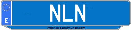 Matrícula de taxi NLN