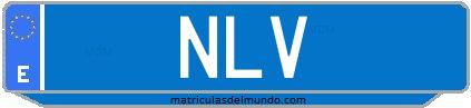 Matrícula de taxi nlv