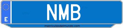 Matrícula de taxi NMB