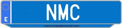 Matrícula de taxi NMC