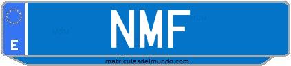 Matrícula de taxi NMF