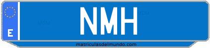 Matrícula de taxi NMH