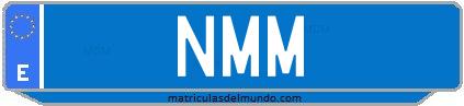 Matrícula de taxi NMM