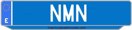 Matrícula de taxi NMN