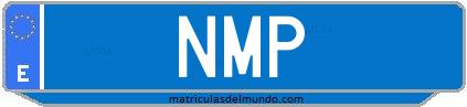 Matrícula de taxi NMP