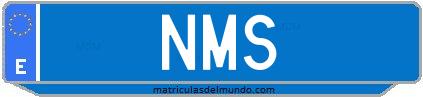Matrícula de taxi NMS
