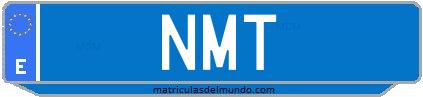 Matrícula de taxi NMT