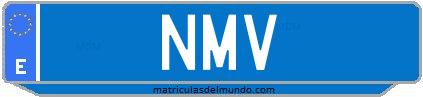 Matrícula de taxi NMV