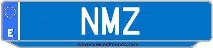Matrícula de taxi NMZ