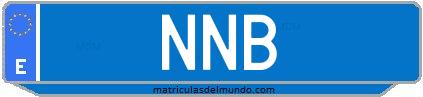 Matrícula de taxi NNB