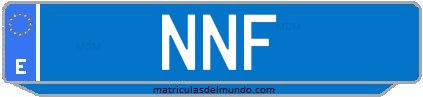 Matrícula de taxi NNF