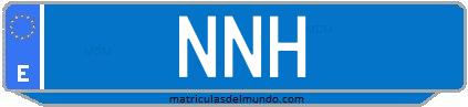 Matrícula de taxi NNH