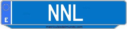 Matrícula de taxi NNL