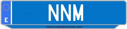 Matrícula de taxi NNM