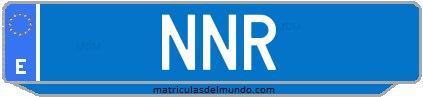 Matrícula de taxi NNR
