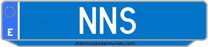 Matrícula de taxi NNS