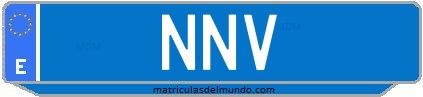 Matrícula de taxi NNV