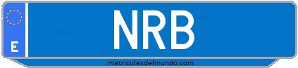 Matrícula de taxi NRB