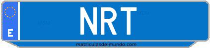 Matrícula de taxi NRT