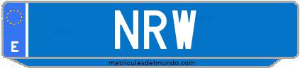 Matrícula de taxi NRW
