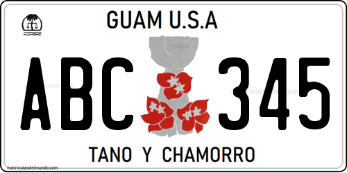 Creador de matrículas de coches de Guam