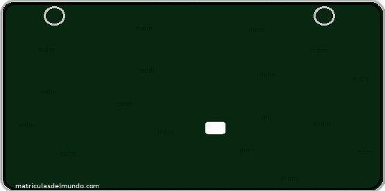 matrícula de coche ordinaria comercial de Japón