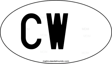 código internacional CW de Curaçao