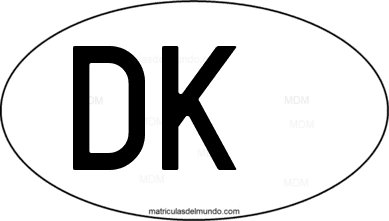 código internacional DK de Dinamarca