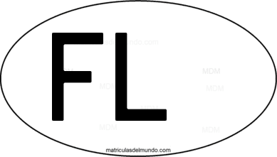 código internacional FL de Liechtenstein