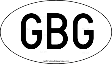 código internacional GBG de Guernsey