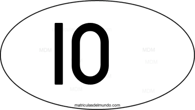 international oval code IO from Territorio Británico del Océano Índico