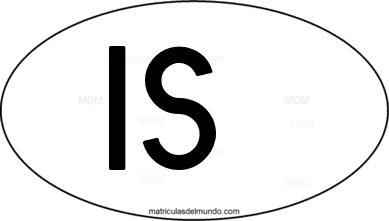 international oval code IS from Islandia