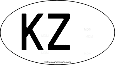 código internacional KZ de Kazajstán