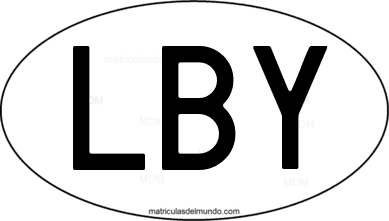 código internacional LBY de Libia