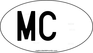 código internacional MC de Mónaco