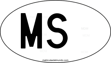 código internacional MS de Mauricio