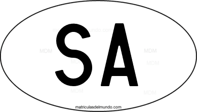 código internacional SA de Protectorado del Sarre