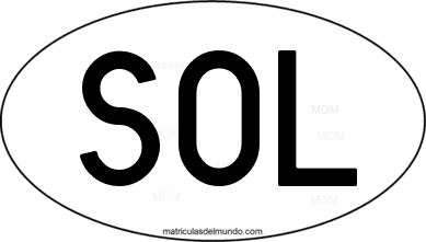 código internacional SOL de Islas Salomón