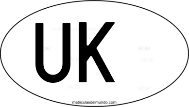 código internacional UK de Reino Unido