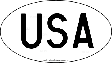 código internacional USA de Estados Unidos