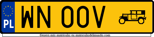 Imagen de ejemplo de matrícula con registro 