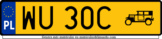 Imagen de ejemplo de matrícula con registro 