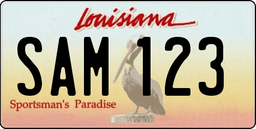 matricula de Louisiana actual Sportman´s Paradise