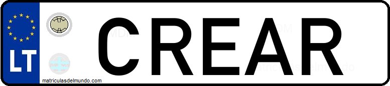 Mat´ricula creada de Lituania