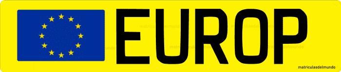 Matrícula de coche para crear de Luxemburgo con bandera gratis