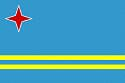 bandera pequeña de Aruba