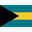 bandera pequeña de Bahamas