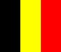bandera pequeña de Bélgica