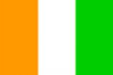 bandera pequeña de Costa de Marfil