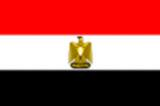 bandera pequeña de Egipto